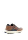 Rieker Lace & Zip Trainers, Brown
