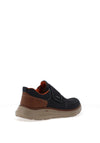 Rieker Men’s Velcro Strap Casual Shoes, Dark Blue