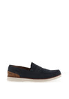 Rieker Mens Slip On Shoes, Navy Blue