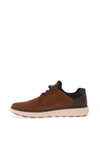 Rieker Mens Slip On Formal Trainer, Brown