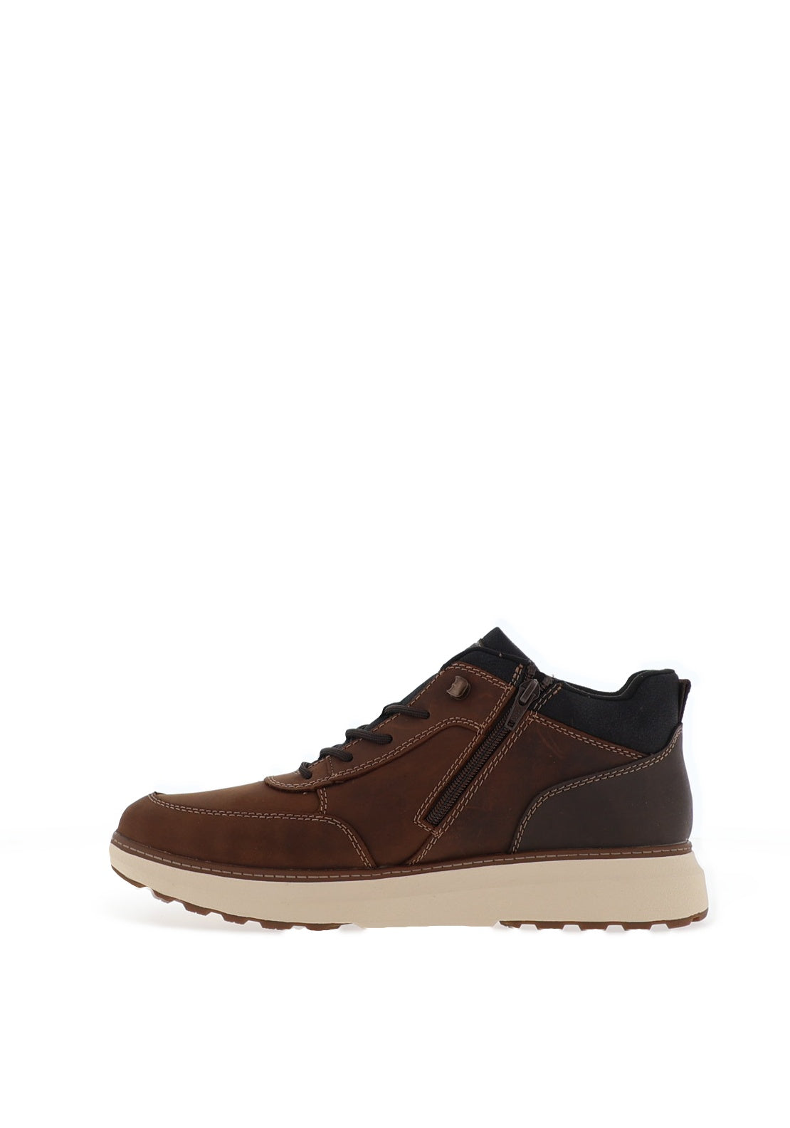 Rieker Side Zip Ankle Boots, Brown