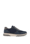 Rieker Men’s Low Top Wide Fit Trainers, Blue