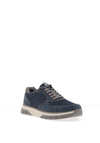 Rieker Men’s Low Top Wide Fit Trainers, Blue
