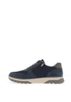 Rieker Men’s Low Top Wide Fit Trainers, Blue