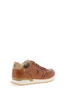 Rieker Men’s Revolution Casual Leather Trainers, Brown
