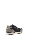 Rieker Mens Revolution Leather Mix Trainers, Navy