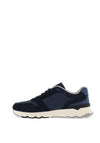 Rieker Men’s Revolution Mix Material Retro Trainers, Navy