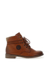 Rieker Womens Laced Ankle Boot, Tan
