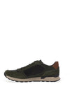 Rieker Mens Revolution Contrast Trim Trainers, Green Multi
