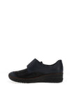 Rieker Womens Velcro Fastening Comfort Shoes, Navy
