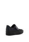 Rieker Womens Velcro Fastening Comfort Shoes, Navy