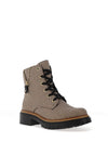 Rieker Womens Houndstooth Lace up Boots, Beige Multi