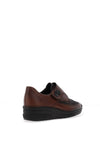 Rieker Womens Velcro Fastening Comfort Shoes, Brown