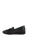 Rieker Womens Comfort Slip On Shoes, Black