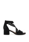 Rieker Womens Diamante Strap Heeled Sandals, Black