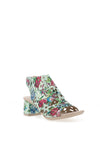 Rieker Womens Shimmering Caged Sandals, Blue Multi
