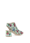 Rieker Womens Shimmering Caged Sandals, Blue Multi