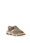 Rieker Womens Sling Back Sandals, Green