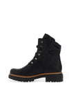 Rieker Womens Fleece Lined Lace Boots, Black