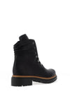 Rieker Womens Fleece Lined Lace Boots, Black