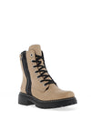 Rieker Womens Multi Zip Boots, Beige