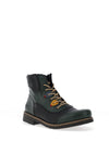 Rieker Womens Lace Up Ankle Boots, Green