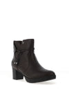 Rieker Leather Heeled Ankle Boot, Brown