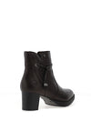 Rieker Leather Heeled Ankle Boot, Brown