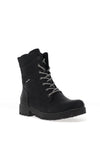 Rieker Womens Lace Up Ankle Boots, Black