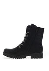 Rieker Womens Lace Up Ankle Boots, Black