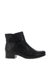 Rieker Womens Chain Strap Boots, Black