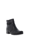 Rieker Womens Chain Strap Boots, Black