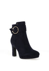 Kate Appleby Coton Heeled Ankle Boots, Navy