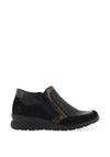 Rieker Womens Panel Side Zip Ankle Boots, Black