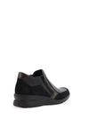 Rieker Womens Panel Side Zip Ankle Boots, Black