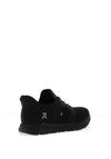 Rieker Womens Slip On Elasticated Drawstring Laced Trainers, Black