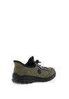 Rieker Zip Detail Slip-On Shoes, Green