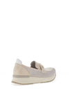 Rieker Womens Mesh Panel Slip On Shoes, Beige