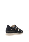 Rieker Womens Multi Velcro Strap Sandals, Navy