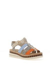 Rieker Womens Soft Touch Caged Sandals, Multi