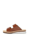 Rieker Womens Leather Mules, Brown