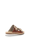 Rieker Womens Leather Mules, Brown