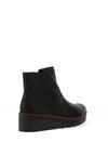 Rieker Womens Platform Chelsea Boots, Black