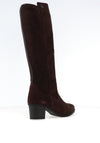 Rieker Womens Block Heel Knee High Boot, Brown