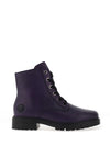 Rieker Lace Up Military Boots, Purple