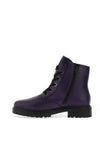 Rieker Lace Up Military Boots, Purple