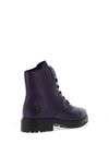 Rieker Lace Up Military Boots, Purple