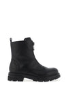 Rieker Womens Fleece Lined Faux Zip Boots, Black