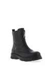 Rieker Womens Fleece Lined Faux Zip Boots, Black