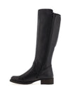 Rieker Leather Knee Length Boots, Black
